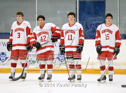 Thumbnail 1 in New Milford vs. Cheshire (West Haven Christmas D2 Final) photogallery.