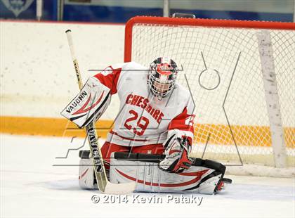 Thumbnail 2 in New Milford vs. Cheshire (West Haven Christmas D2 Final) photogallery.