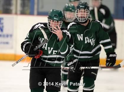 Thumbnail 2 in New Milford vs. Cheshire (West Haven Christmas D2 Final) photogallery.
