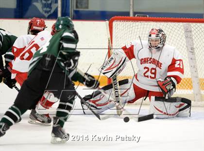 Thumbnail 1 in New Milford vs. Cheshire (West Haven Christmas D2 Final) photogallery.