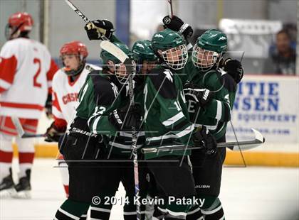 Thumbnail 3 in New Milford vs. Cheshire (West Haven Christmas D2 Final) photogallery.
