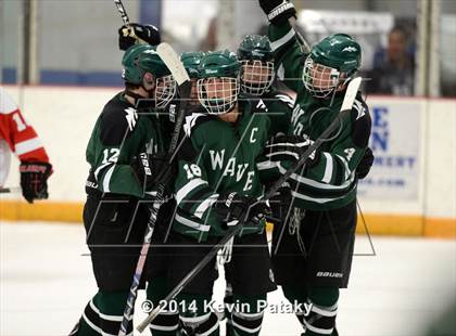 Thumbnail 1 in New Milford vs. Cheshire (West Haven Christmas D2 Final) photogallery.