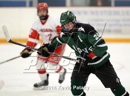Thumbnail 2 in New Milford vs. Cheshire (West Haven Christmas D2 Final) photogallery.