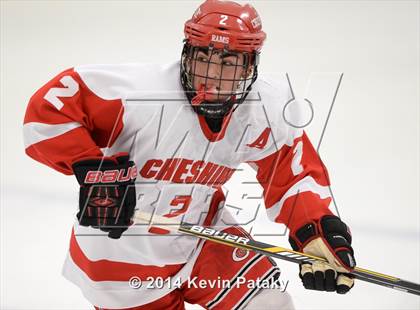 Thumbnail 2 in New Milford vs. Cheshire (West Haven Christmas D2 Final) photogallery.