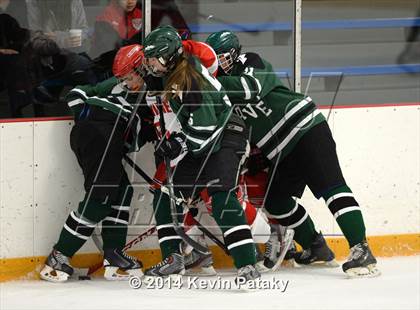 Thumbnail 3 in New Milford vs. Cheshire (West Haven Christmas D2 Final) photogallery.