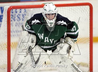 Thumbnail 2 in New Milford vs. Cheshire (West Haven Christmas D2 Final) photogallery.