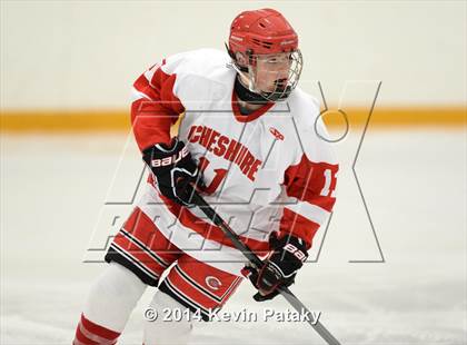 Thumbnail 3 in New Milford vs. Cheshire (West Haven Christmas D2 Final) photogallery.