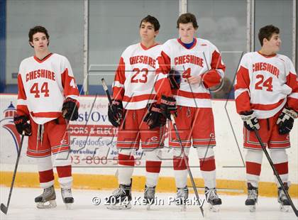 Thumbnail 3 in New Milford vs. Cheshire (West Haven Christmas D2 Final) photogallery.