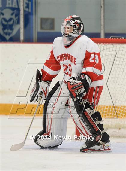 Thumbnail 3 in New Milford vs. Cheshire (West Haven Christmas D2 Final) photogallery.