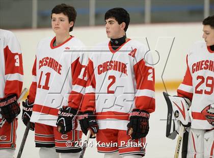 Thumbnail 2 in New Milford vs. Cheshire (West Haven Christmas D2 Final) photogallery.