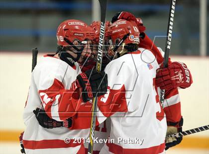 Thumbnail 1 in New Milford vs. Cheshire (West Haven Christmas D2 Final) photogallery.
