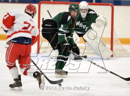 Thumbnail 2 in New Milford vs. Cheshire (West Haven Christmas D2 Final) photogallery.