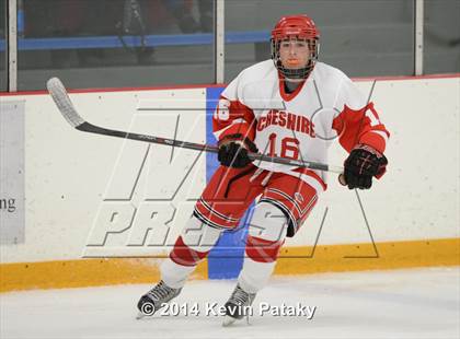 Thumbnail 2 in New Milford vs. Cheshire (West Haven Christmas D2 Final) photogallery.