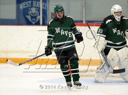 Thumbnail 2 in New Milford vs. Cheshire (West Haven Christmas D2 Final) photogallery.