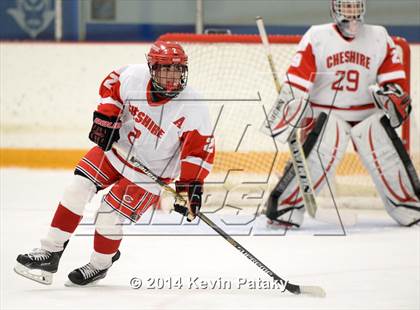 Thumbnail 2 in New Milford vs. Cheshire (West Haven Christmas D2 Final) photogallery.