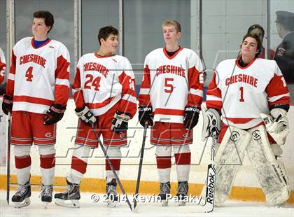 Thumbnail 1 in New Milford vs. Cheshire (West Haven Christmas D2 Final) photogallery.