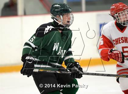 Thumbnail 2 in New Milford vs. Cheshire (West Haven Christmas D2 Final) photogallery.