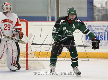 Thumbnail 3 in New Milford vs. Cheshire (West Haven Christmas D2 Final) photogallery.