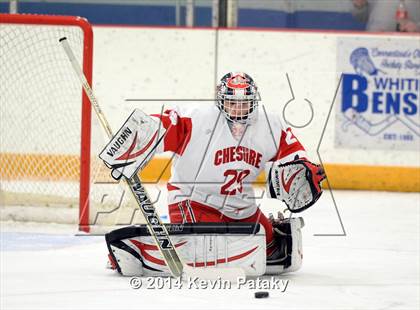 Thumbnail 3 in New Milford vs. Cheshire (West Haven Christmas D2 Final) photogallery.