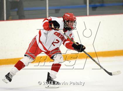 Thumbnail 3 in New Milford vs. Cheshire (West Haven Christmas D2 Final) photogallery.