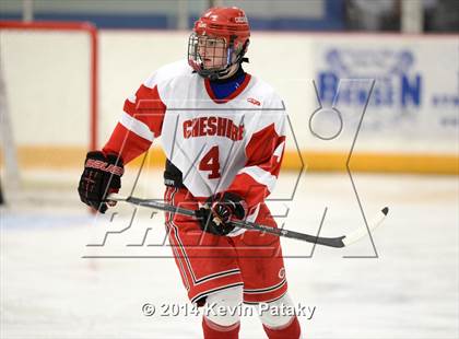 Thumbnail 3 in New Milford vs. Cheshire (West Haven Christmas D2 Final) photogallery.