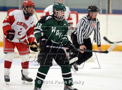 Thumbnail 2 in New Milford vs. Cheshire (West Haven Christmas D2 Final) photogallery.