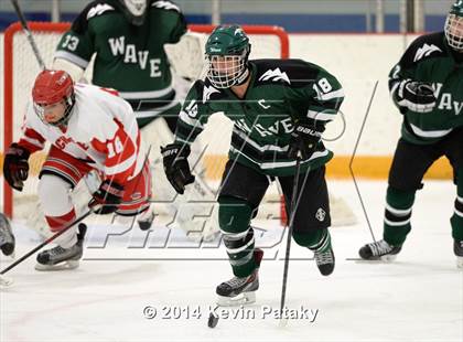 Thumbnail 3 in New Milford vs. Cheshire (West Haven Christmas D2 Final) photogallery.