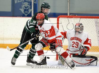 Thumbnail 2 in New Milford vs. Cheshire (West Haven Christmas D2 Final) photogallery.