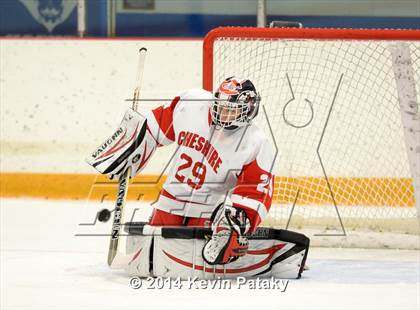 Thumbnail 2 in New Milford vs. Cheshire (West Haven Christmas D2 Final) photogallery.