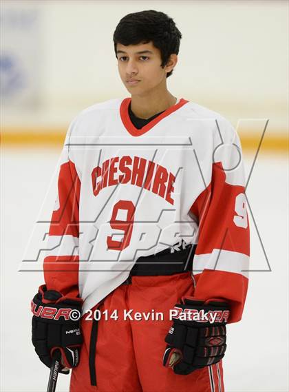 Thumbnail 2 in New Milford vs. Cheshire (West Haven Christmas D2 Final) photogallery.
