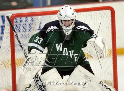 Thumbnail 2 in New Milford vs. Cheshire (West Haven Christmas D2 Final) photogallery.