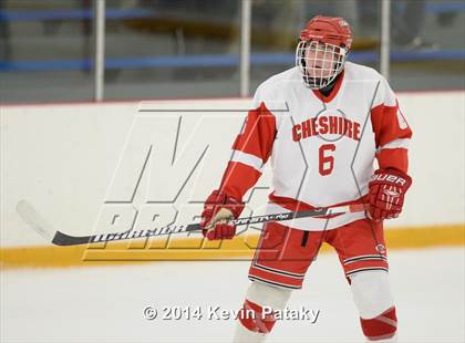 Thumbnail 2 in New Milford vs. Cheshire (West Haven Christmas D2 Final) photogallery.