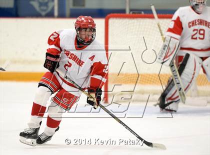 Thumbnail 3 in New Milford vs. Cheshire (West Haven Christmas D2 Final) photogallery.