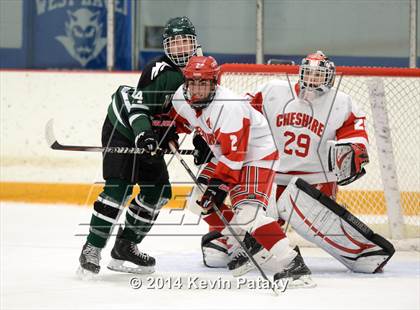 Thumbnail 1 in New Milford vs. Cheshire (West Haven Christmas D2 Final) photogallery.