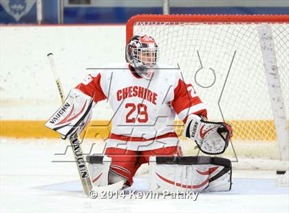 Thumbnail 3 in New Milford vs. Cheshire (West Haven Christmas D2 Final) photogallery.