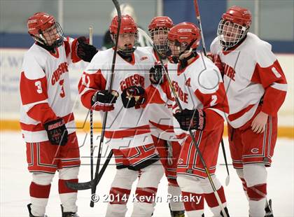Thumbnail 3 in New Milford vs. Cheshire (West Haven Christmas D2 Final) photogallery.