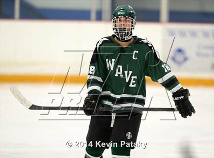 Thumbnail 2 in New Milford vs. Cheshire (West Haven Christmas D2 Final) photogallery.