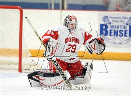 Thumbnail 2 in New Milford vs. Cheshire (West Haven Christmas D2 Final) photogallery.