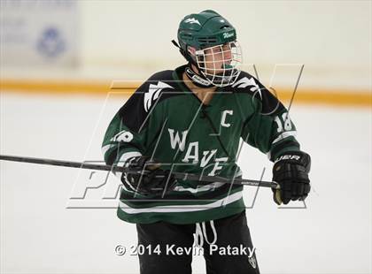 Thumbnail 2 in New Milford vs. Cheshire (West Haven Christmas D2 Final) photogallery.