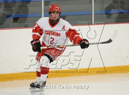 Thumbnail 2 in New Milford vs. Cheshire (West Haven Christmas D2 Final) photogallery.