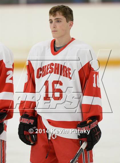 Thumbnail 3 in New Milford vs. Cheshire (West Haven Christmas D2 Final) photogallery.
