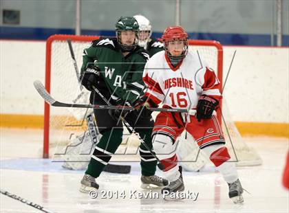 Thumbnail 3 in New Milford vs. Cheshire (West Haven Christmas D2 Final) photogallery.