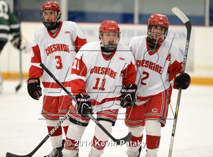 Thumbnail 2 in New Milford vs. Cheshire (West Haven Christmas D2 Final) photogallery.