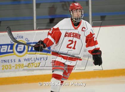 Thumbnail 2 in New Milford vs. Cheshire (West Haven Christmas D2 Final) photogallery.