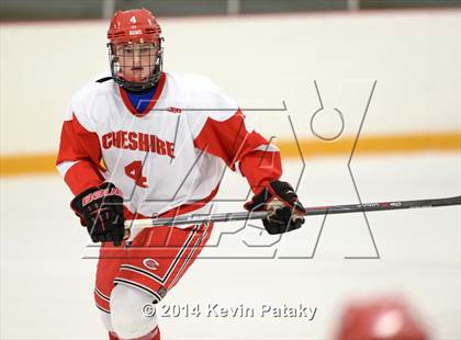 Thumbnail 3 in New Milford vs. Cheshire (West Haven Christmas D2 Final) photogallery.