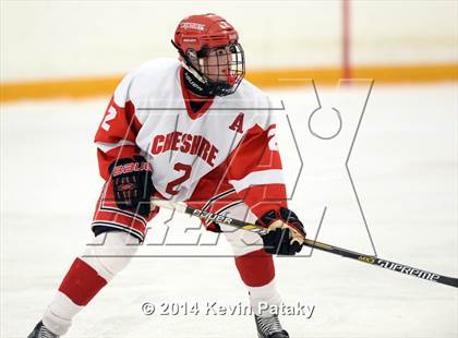 Thumbnail 2 in New Milford vs. Cheshire (West Haven Christmas D2 Final) photogallery.