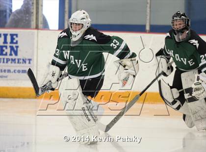 Thumbnail 3 in New Milford vs. Cheshire (West Haven Christmas D2 Final) photogallery.