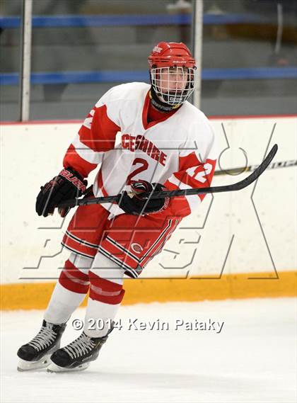 Thumbnail 2 in New Milford vs. Cheshire (West Haven Christmas D2 Final) photogallery.