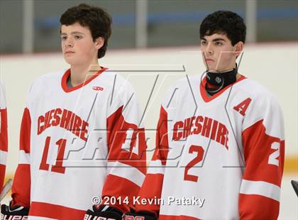 Thumbnail 1 in New Milford vs. Cheshire (West Haven Christmas D2 Final) photogallery.