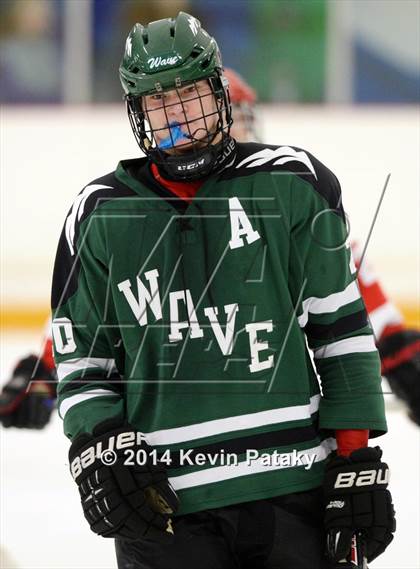 Thumbnail 2 in New Milford vs. Cheshire (West Haven Christmas D2 Final) photogallery.
